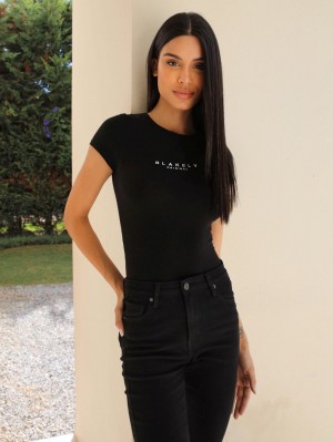 Blakely Alicia Bodysuit Black | 680-ZQPBRF