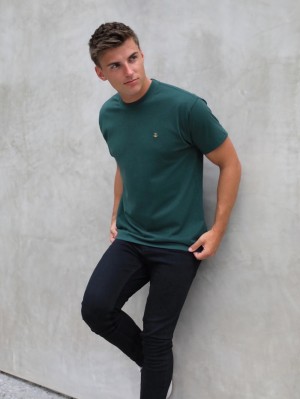 Blakely Anchor Relaxed T-Shirt Dark Green | 938-IVEKMW