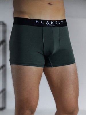 Blakely BLK Boxers Green 3 Pack | 386-KLUBXD