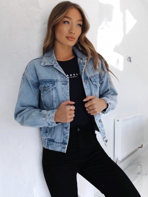 Blakely Brooklyn Denim Jacket Blue | 279-GTUJLH