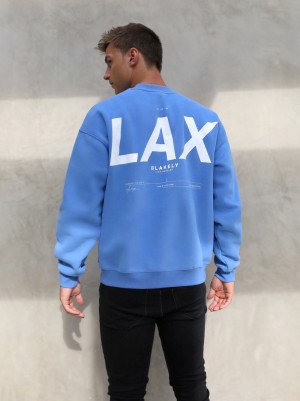 Blakely LAX Relaxed Jumper Blue | 456-PMOFKL