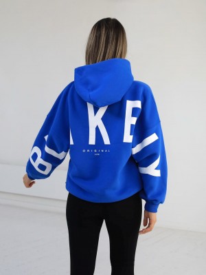 Blakely Members Isabel Oversized Hoodie Cobalt Blue | 895-SXMATN