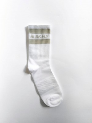 Blakely Signature Socks Stone | 506-FKCPWQ