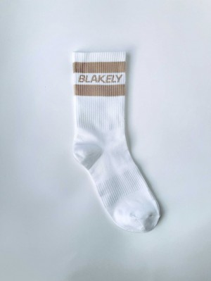 Blakely Signature Socks Tan | 964-DESVLR