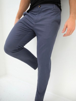 Blakely Sloane Stretch Fit Chinos Light Blue | 056-FDESQK