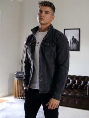 Blakely Soho Denim Jacket Grey | 162-OYVBZU