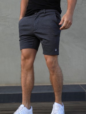 Blakely Sorrento Stretch Fit Shorts Charcoal | 792-GXSRKY