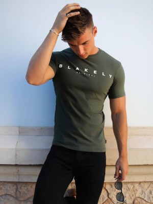 Blakely Tahiti T-Shirt Green | 317-XBKRAH