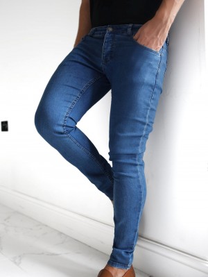 Blakely Vol. 7 Skinny Jeans Blue | 963-DUVOFZ