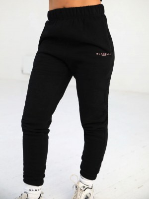 Blakely Women's Members Sweatpants Black & Pink | 089-VRJXQE