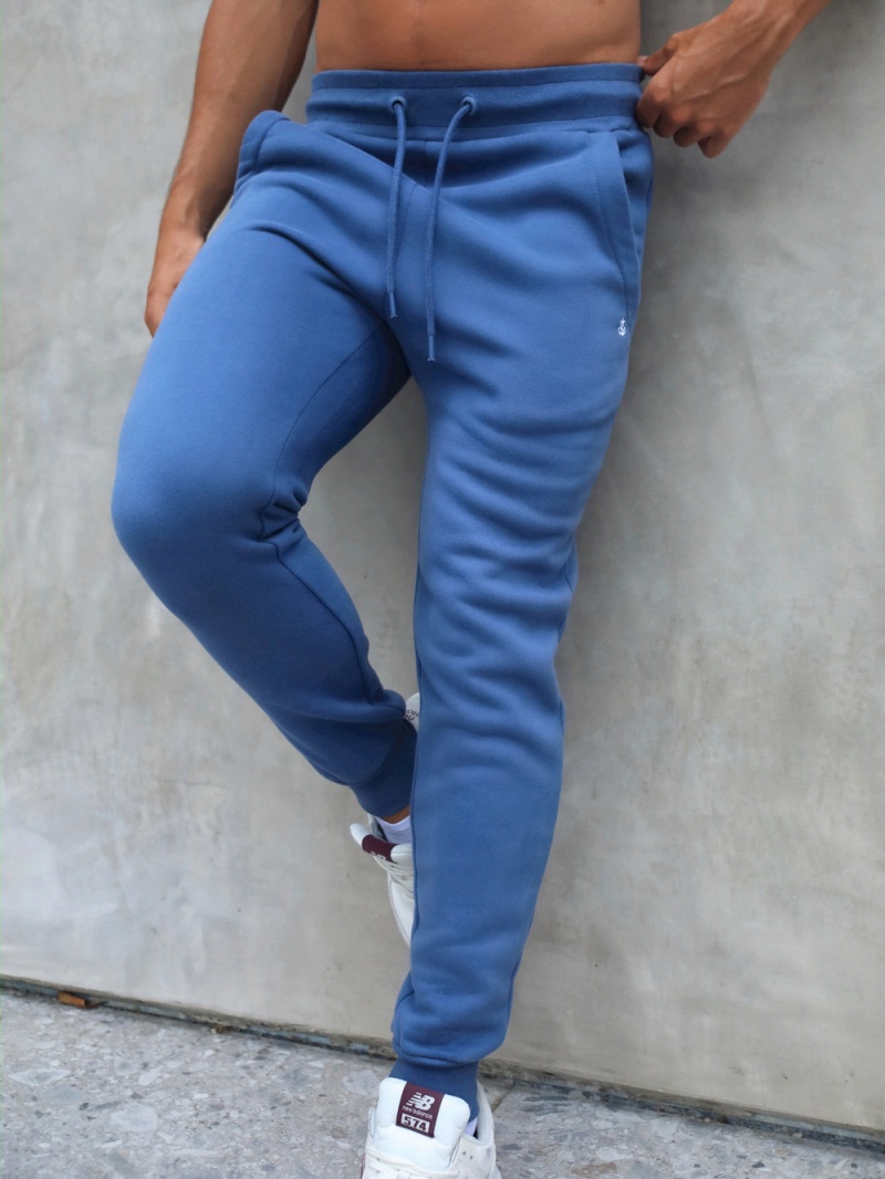 Blakely Anchor Sweatpants Blue | 542-RFDKOE