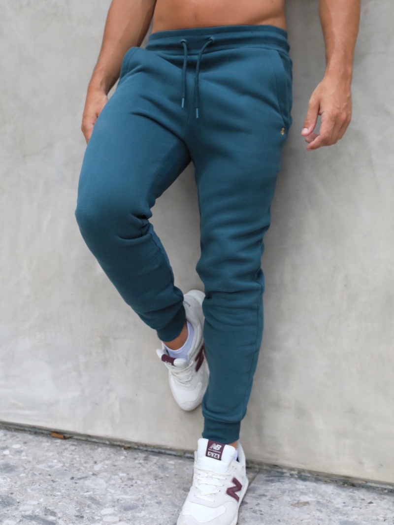 Blakely Anchor Sweatpants Teal Green | 427-BWHKEY