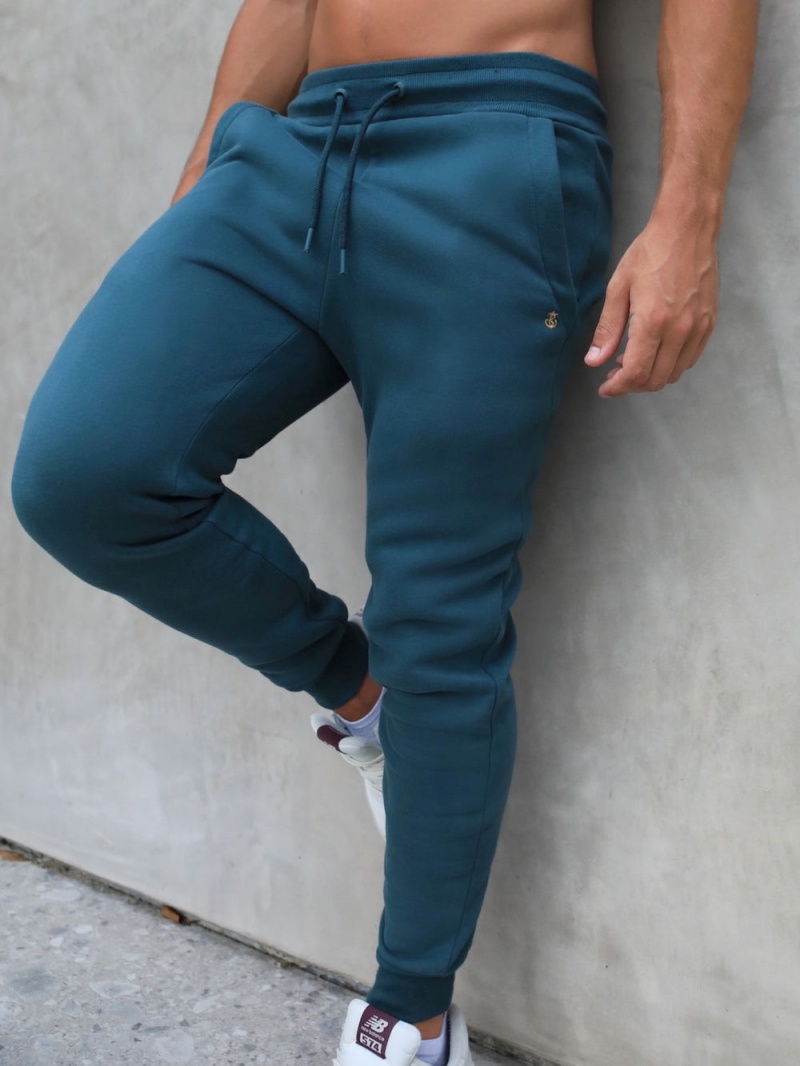 Blakely Anchor Sweatpants Teal Green | 427-BWHKEY