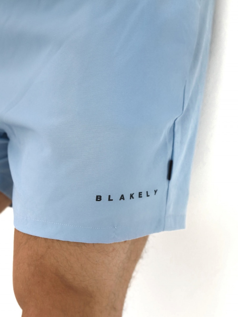 Blakely Apex Active Shorts Light Blue | 684-RMWNPO