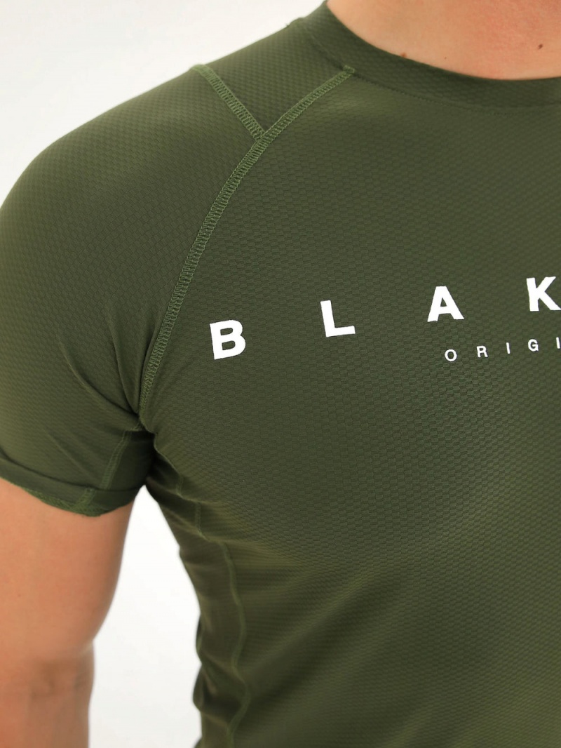 Blakely Apex Active T-Shirt Dark Green | 179-RPWSEV