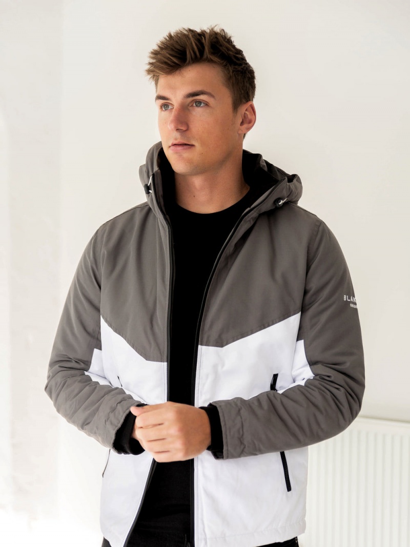 Blakely Arctica Jacket Grey/White | 261-WAGPJS