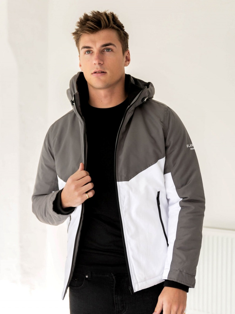 Blakely Arctica Jacket Grey/White | 261-WAGPJS