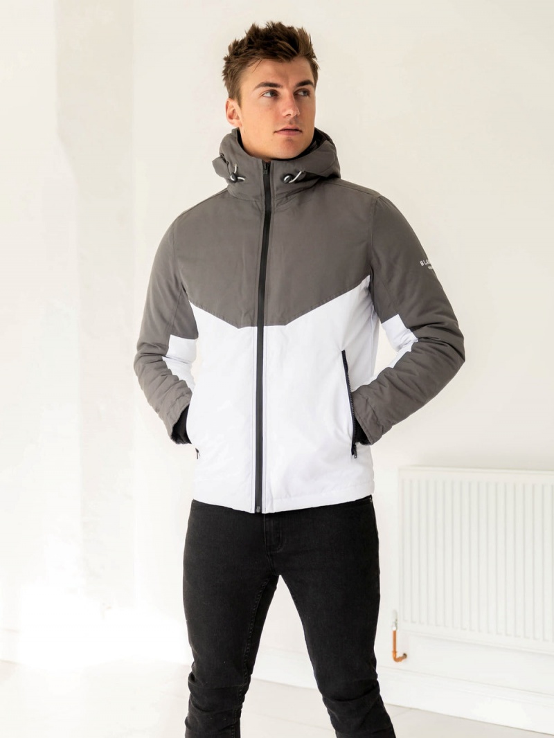 Blakely Arctica Jacket Grey/White | 261-WAGPJS