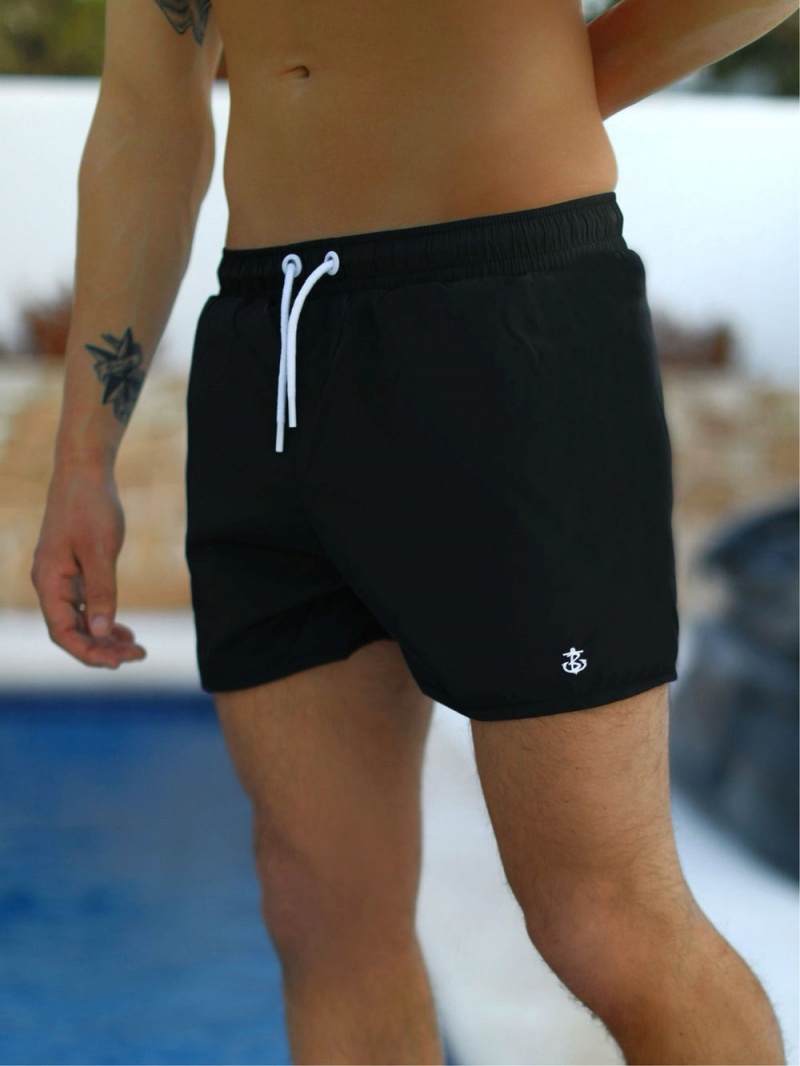 Blakely Arno Swim Shorts Black | 870-RMIHTB