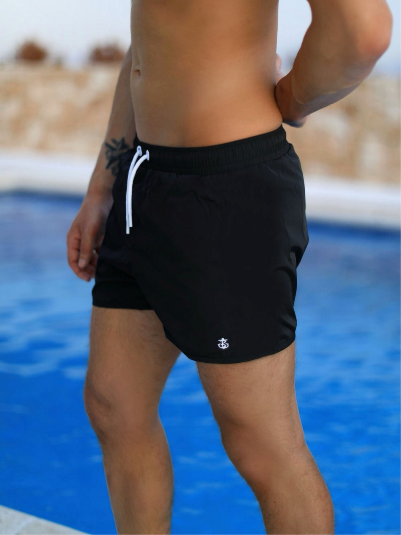 Blakely Arno Swim Shorts Black | 870-RMIHTB