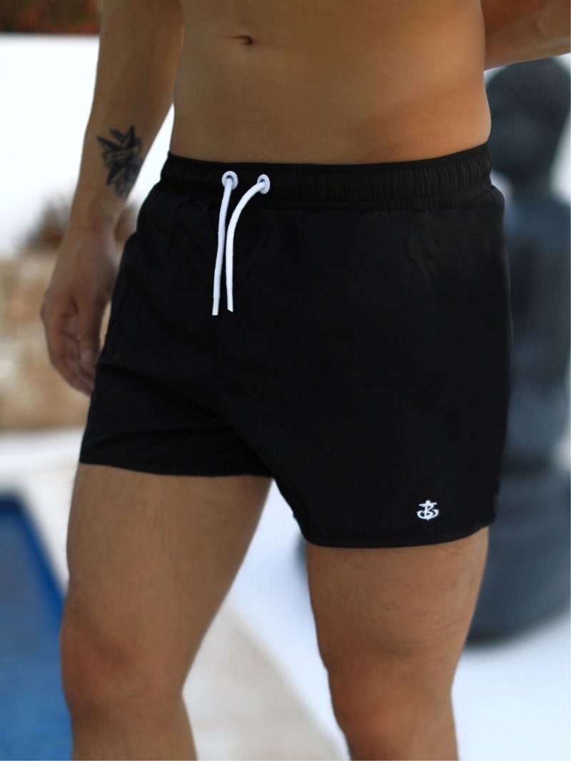 Blakely Arno Swim Shorts Black | 870-RMIHTB