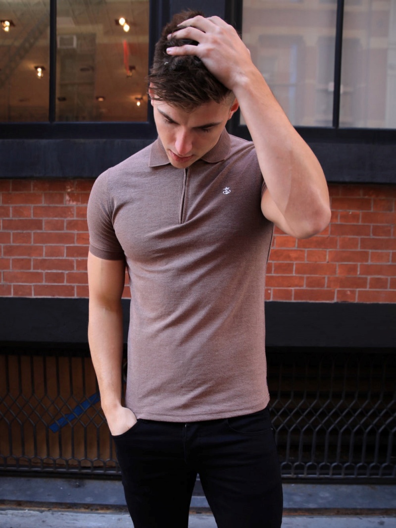 Blakely Aspen Polo Brown | 170-MEUGDA