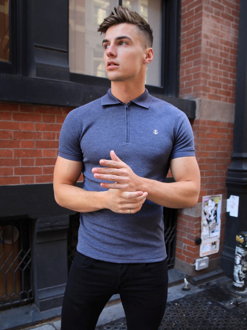 Blakely Aspen Polo Marl Navy | 524-LUQMEO