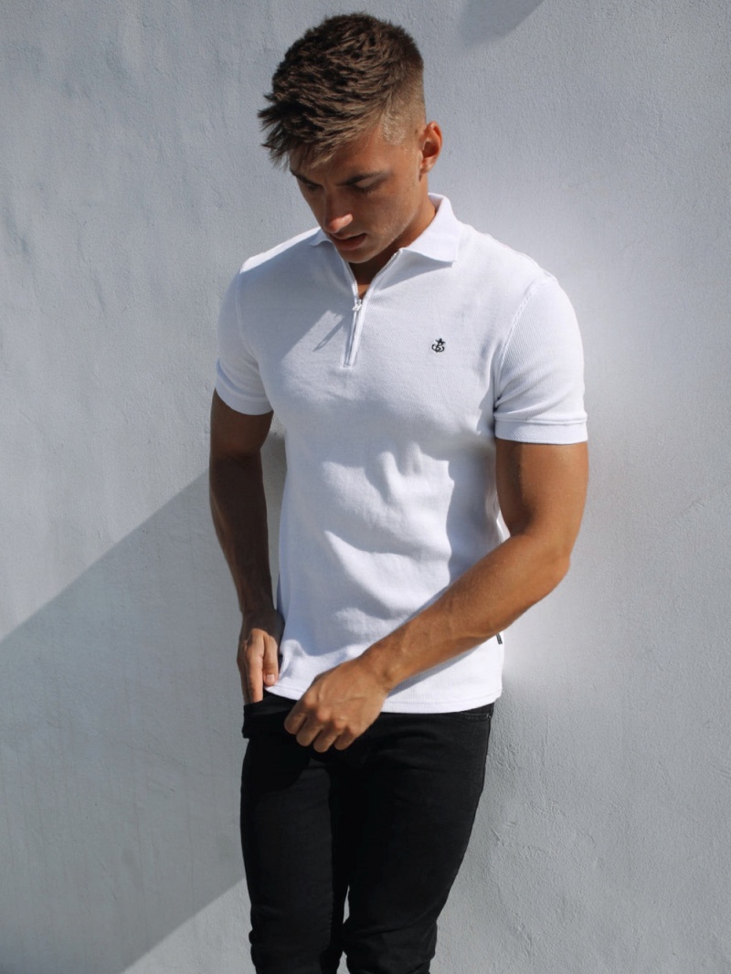 Blakely Aspen Polo White | 310-UBXNWK