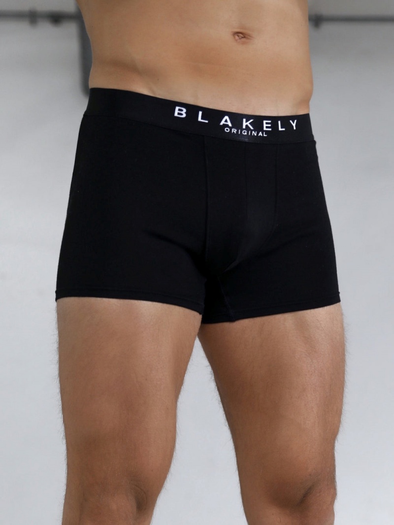 Blakely BLK Boxers Black 3 Pack | 167-JYCILS