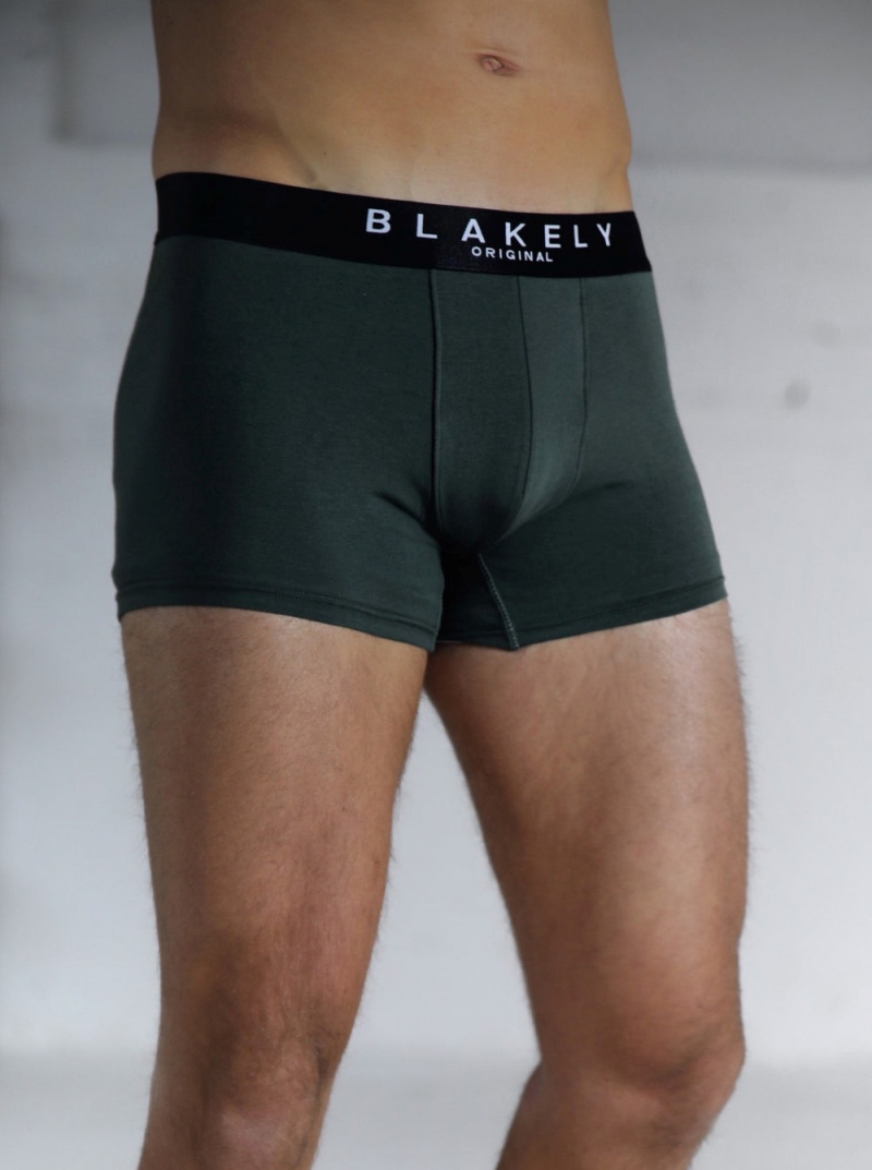 Blakely BLK Boxers Green 3 Pack | 386-KLUBXD