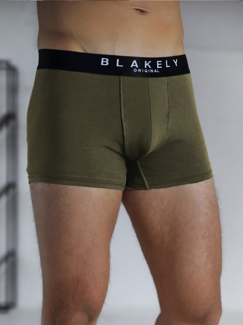 Blakely BLK Boxers Khaki Green 3 Pack | 735-RGNBKZ