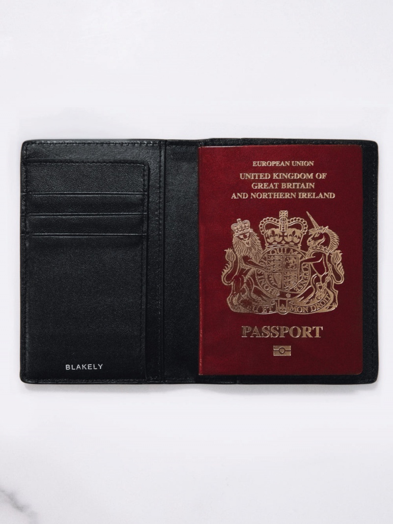 Blakely BLK Passport Holder Black | 326-VCSAWD