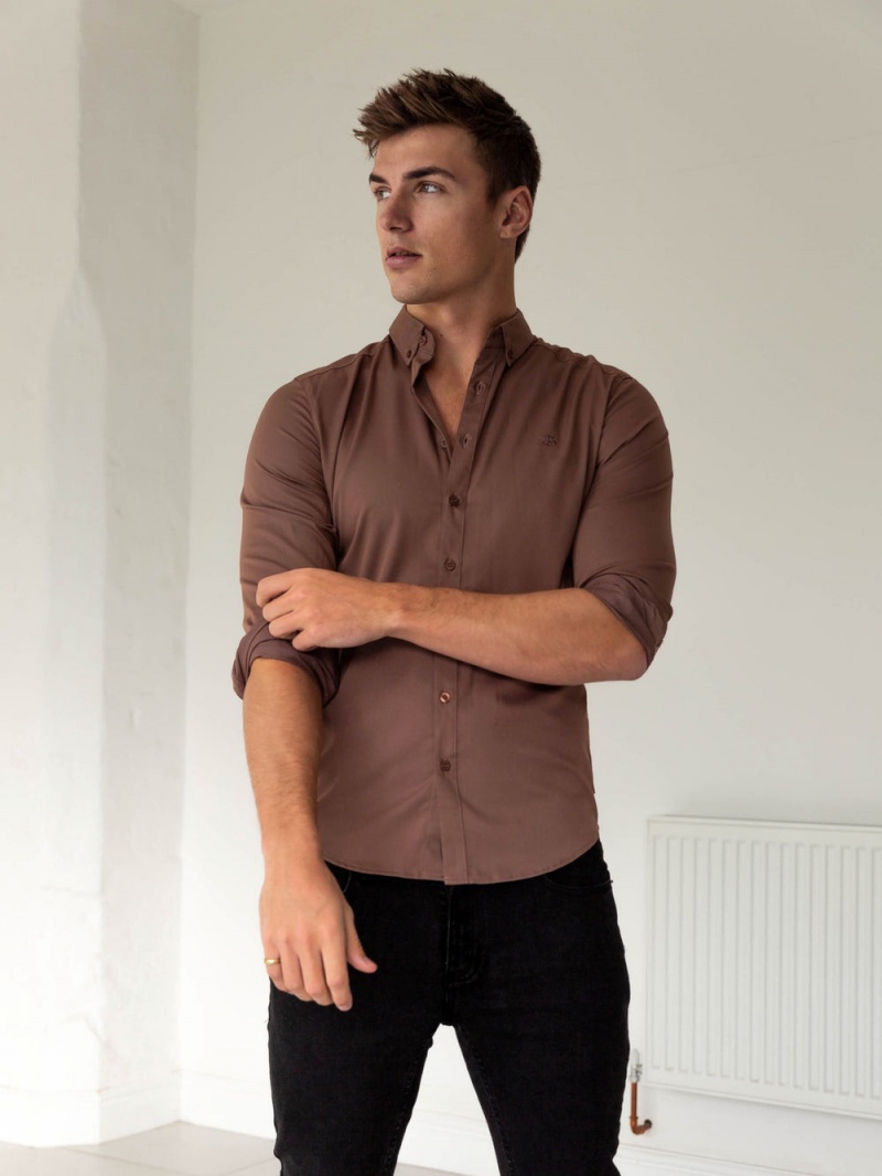 Blakely Burnham Fitted Stretch Shirt | 057-YDQPAC