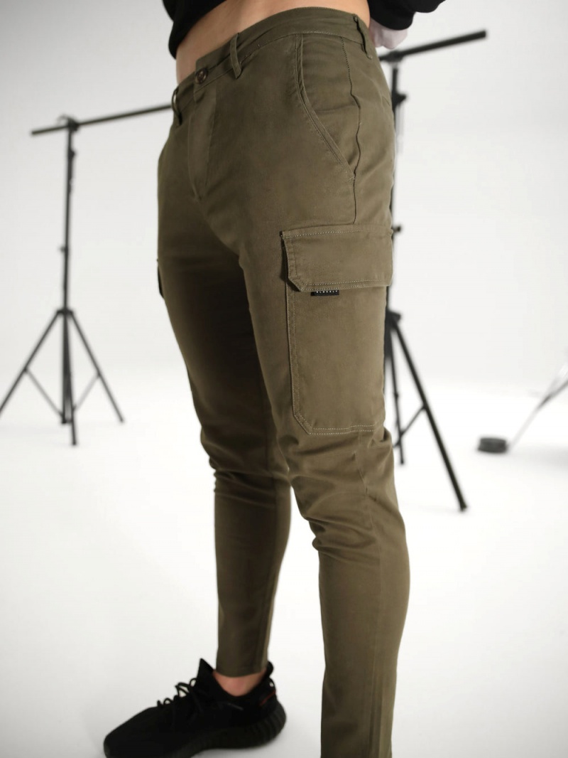 Blakely Cargo Trousers Dark Khaki | 519-WLCADH