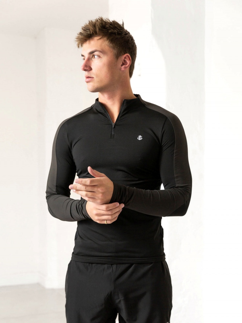 Blakely Challenger Gym Top Black/Charcoal | 094-HLSQGM