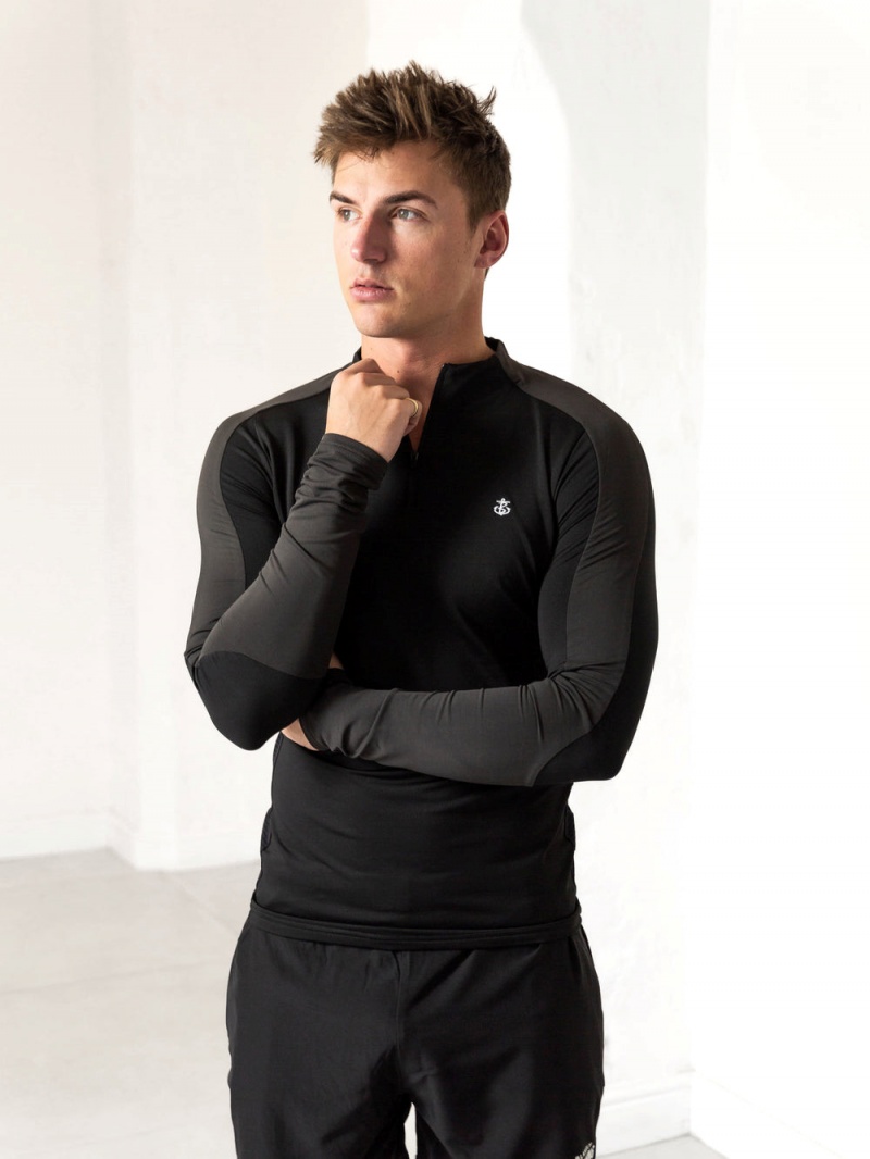 Blakely Challenger Gym Top Black/Charcoal | 094-HLSQGM