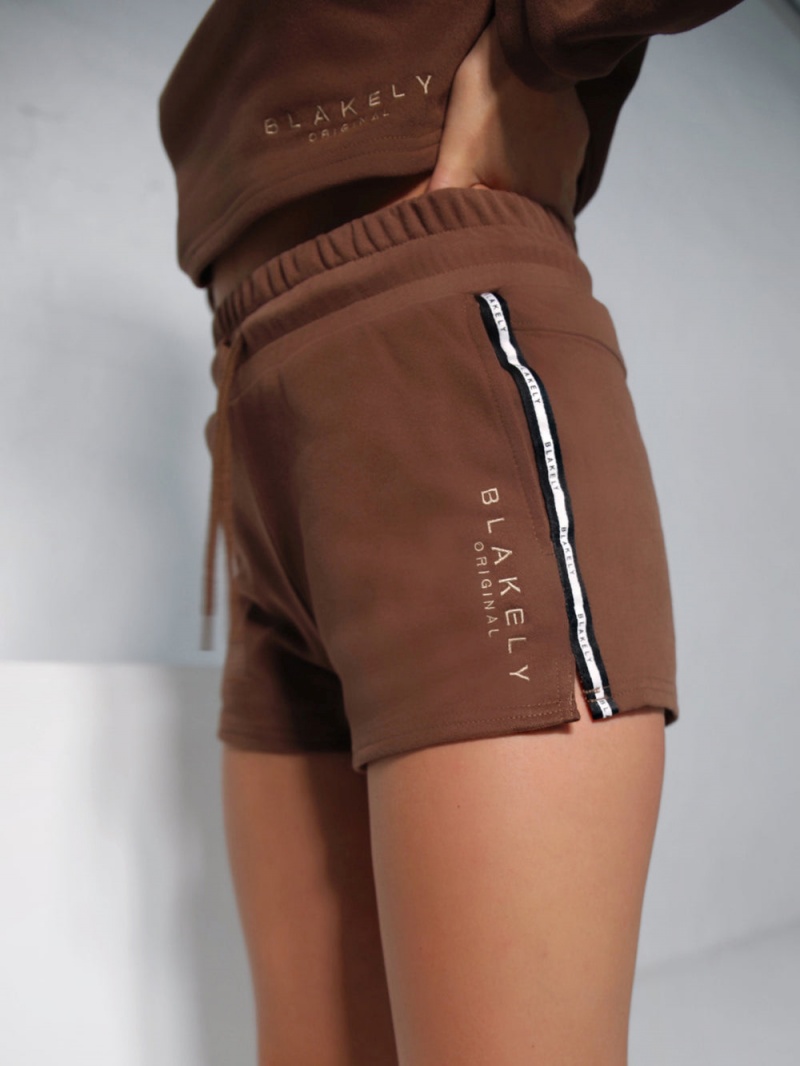 Blakely Demi Shorts Coffee | 426-FDHGTQ