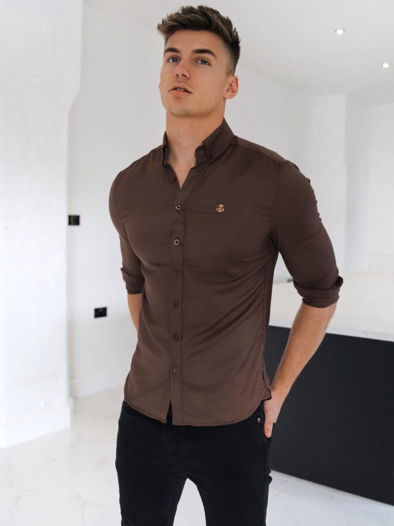 Blakely Holbrook Fitted Stretch Shirt | 769-NDTJOA