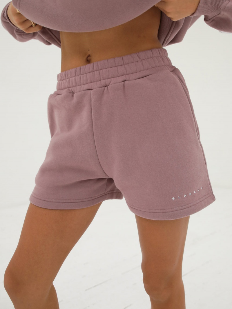 Blakely Isabel Jogger Shorts Dusty Pink | 713-WSKYOV