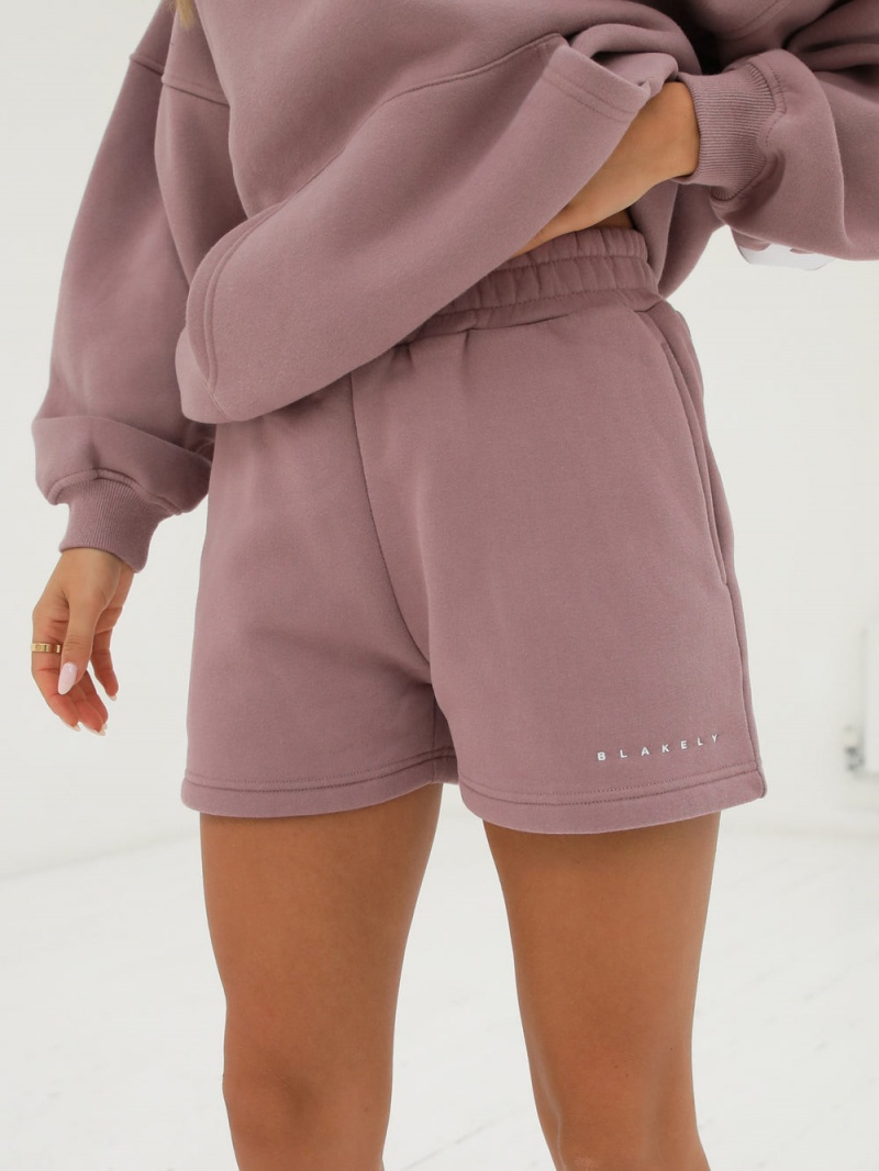 Blakely Isabel Jogger Shorts Dusty Pink | 713-WSKYOV