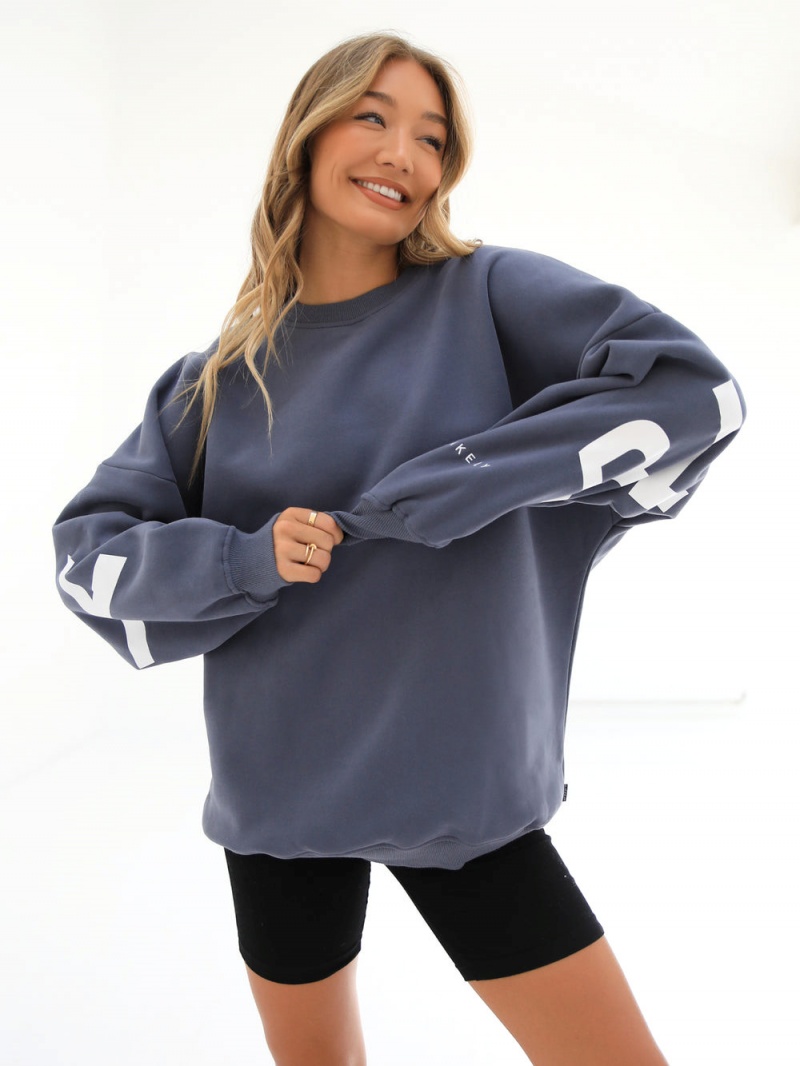 Blakely Isabel Oversized Jumper Blue | 071-GNLCSR