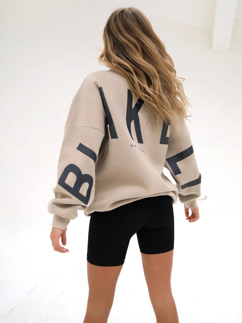 Blakely Isabel Oversized Jumper Oat | 047-PSFITA