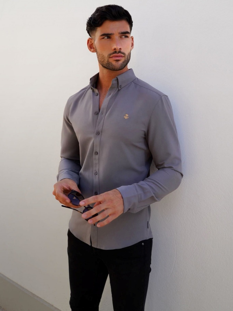 Blakely Jenson Shirt Grey | 635-YJIHDU