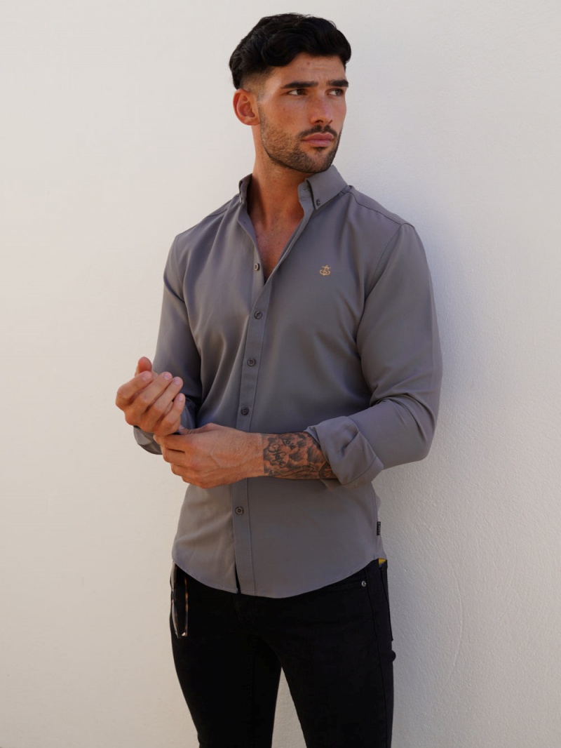 Blakely Jenson Shirt Grey | 635-YJIHDU