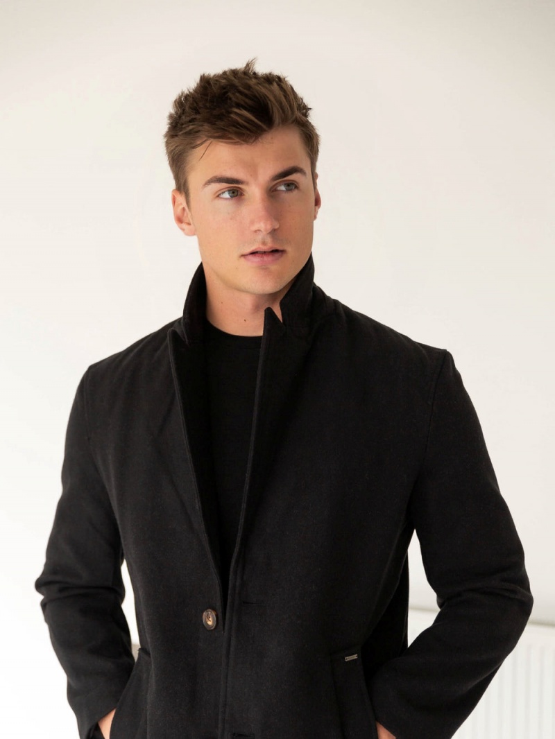 Blakely Knightsbridge Tailored Coat Black | 720-NFYRWZ