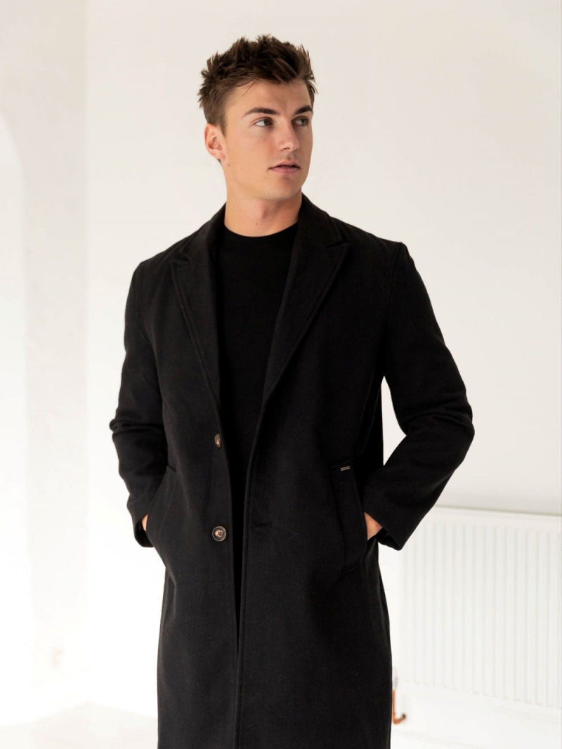 Blakely Knightsbridge Tailored Coat Black | 720-NFYRWZ