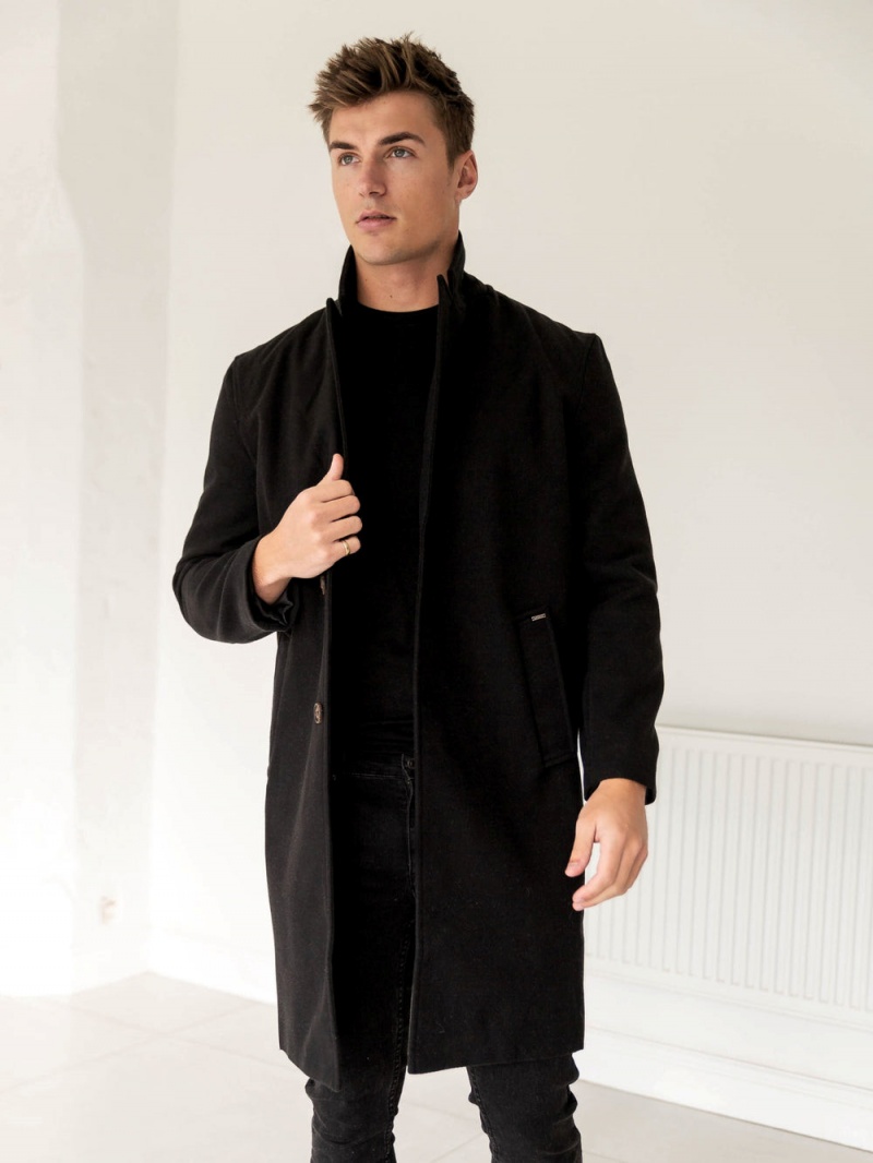 Blakely Knightsbridge Tailored Coat Black | 720-NFYRWZ