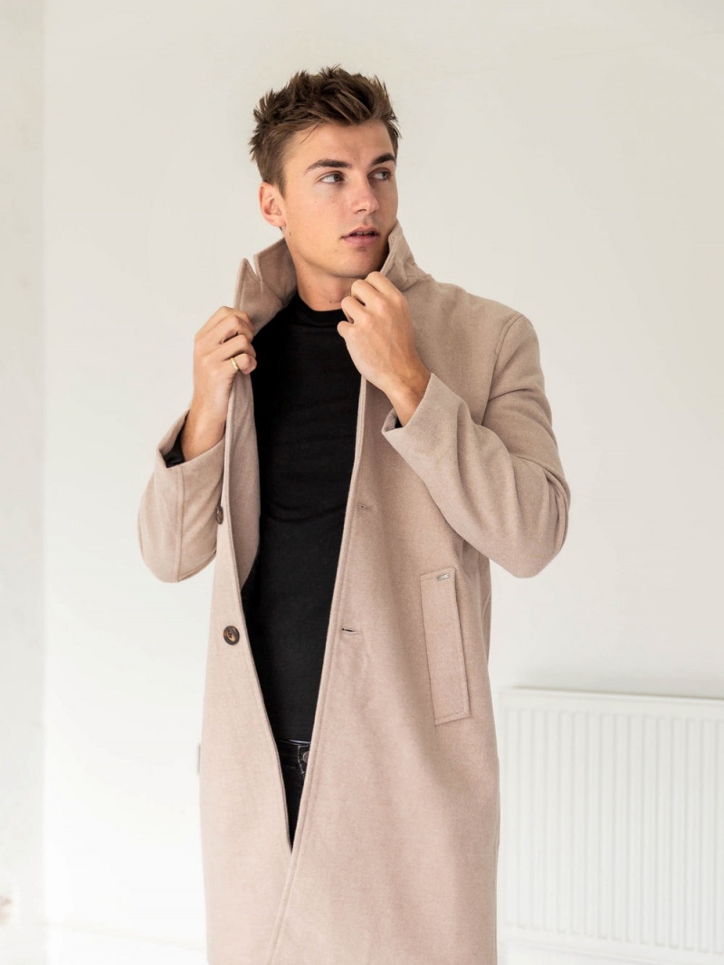 Blakely Knightsbridge Tailored Coat Tan | 359-AWXQFG