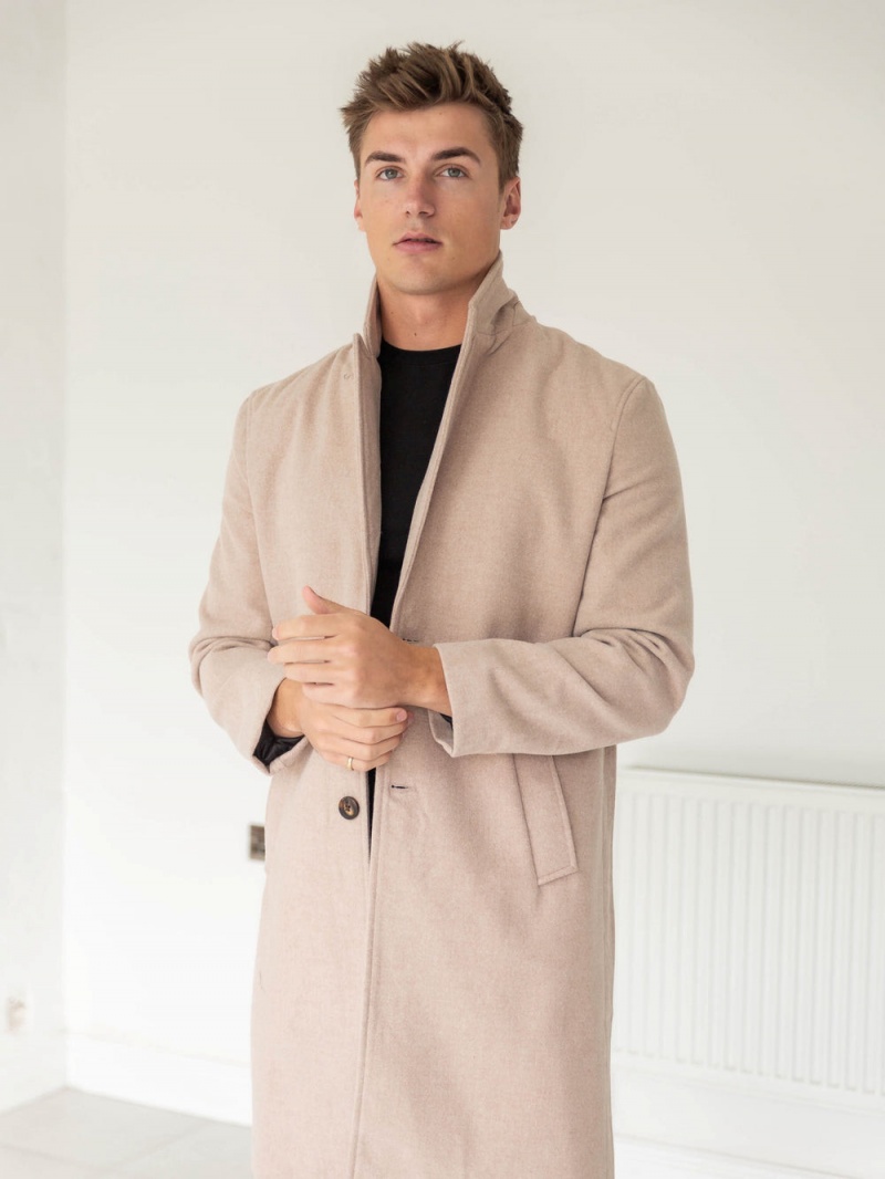 Blakely Knightsbridge Tailored Coat Tan | 359-AWXQFG