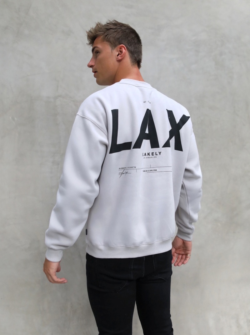 Blakely LAX Relaxed Jumper Stone | 024-RDPQBL